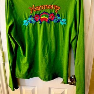 Johnny Was long sleeve tee